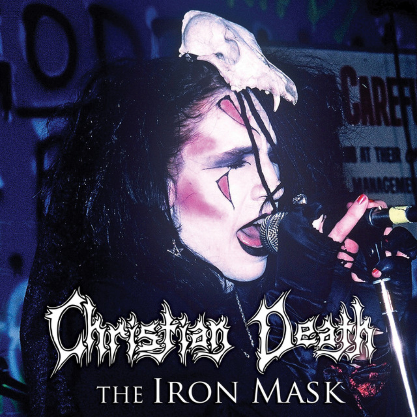 CHRISTIAN DEATH - The Iron Mask LP SilverPurple Splatter Vinyl