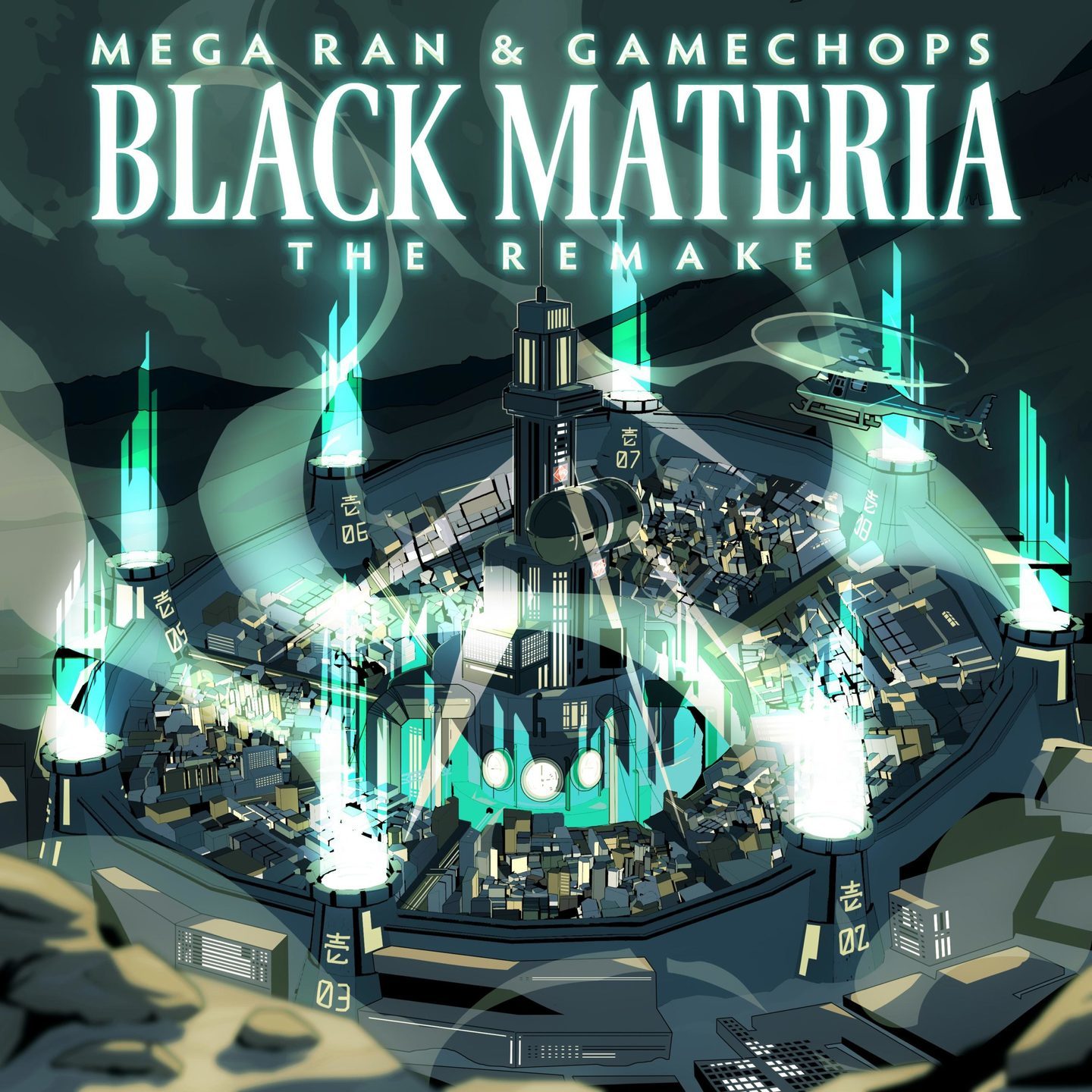MEGA RAN & GAMECHOPS - Black Materia The Remake 2xLP Splatter Vinyl
