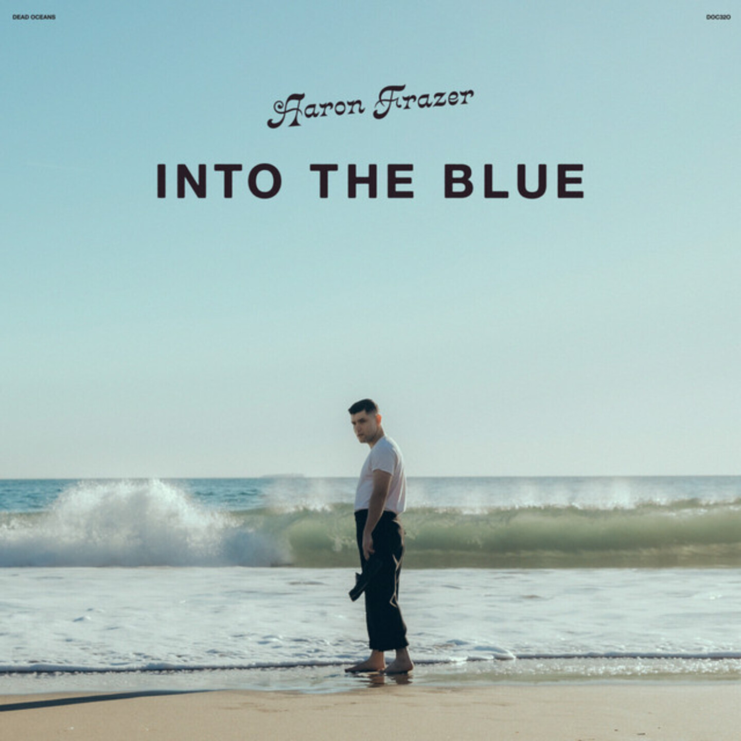 AARON FRAZER - Into The Blue LP Frosted Coke Bottle Clear vinyl
