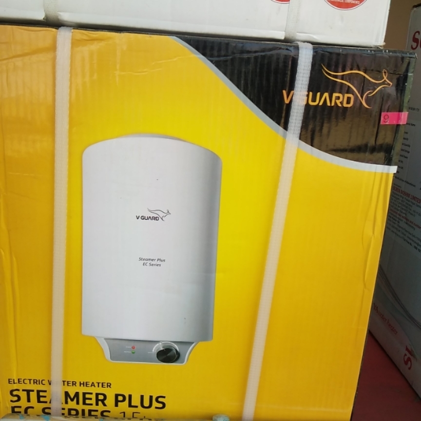 V GUARD STEAMER PLUS 15 LT ELECTRIC WATER HEATER