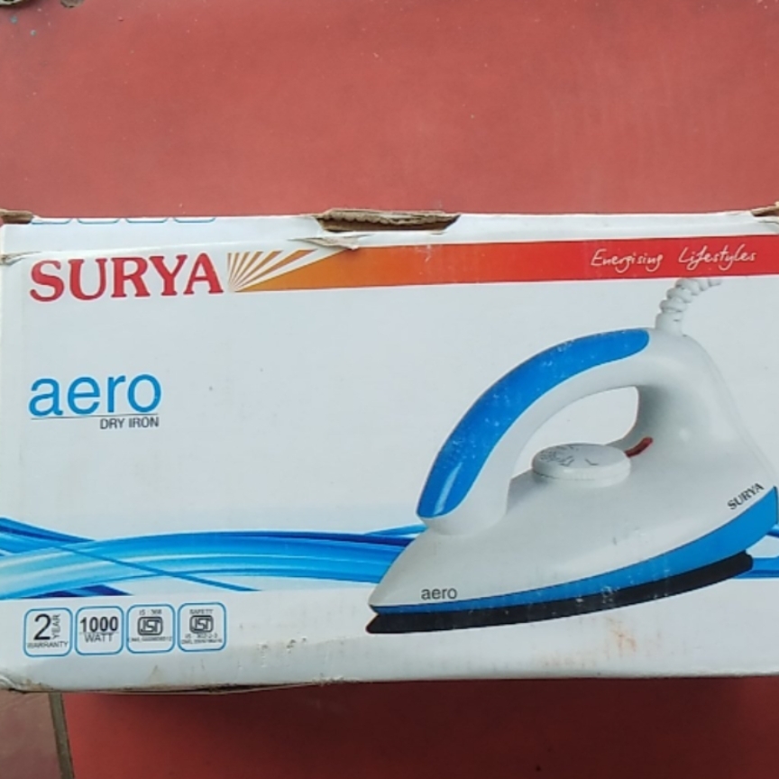 SURYA AERO DRY IRON 1000WT