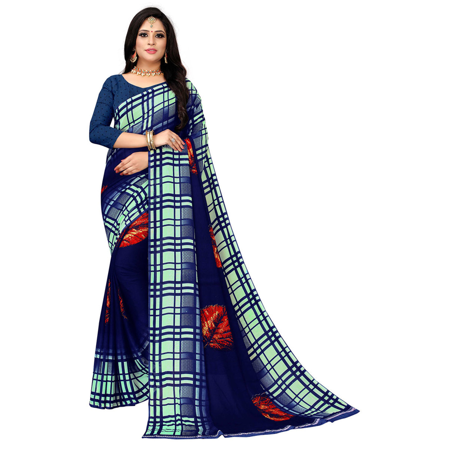 Beautiful Latest Women's Polyester Printed Dailywear Saree