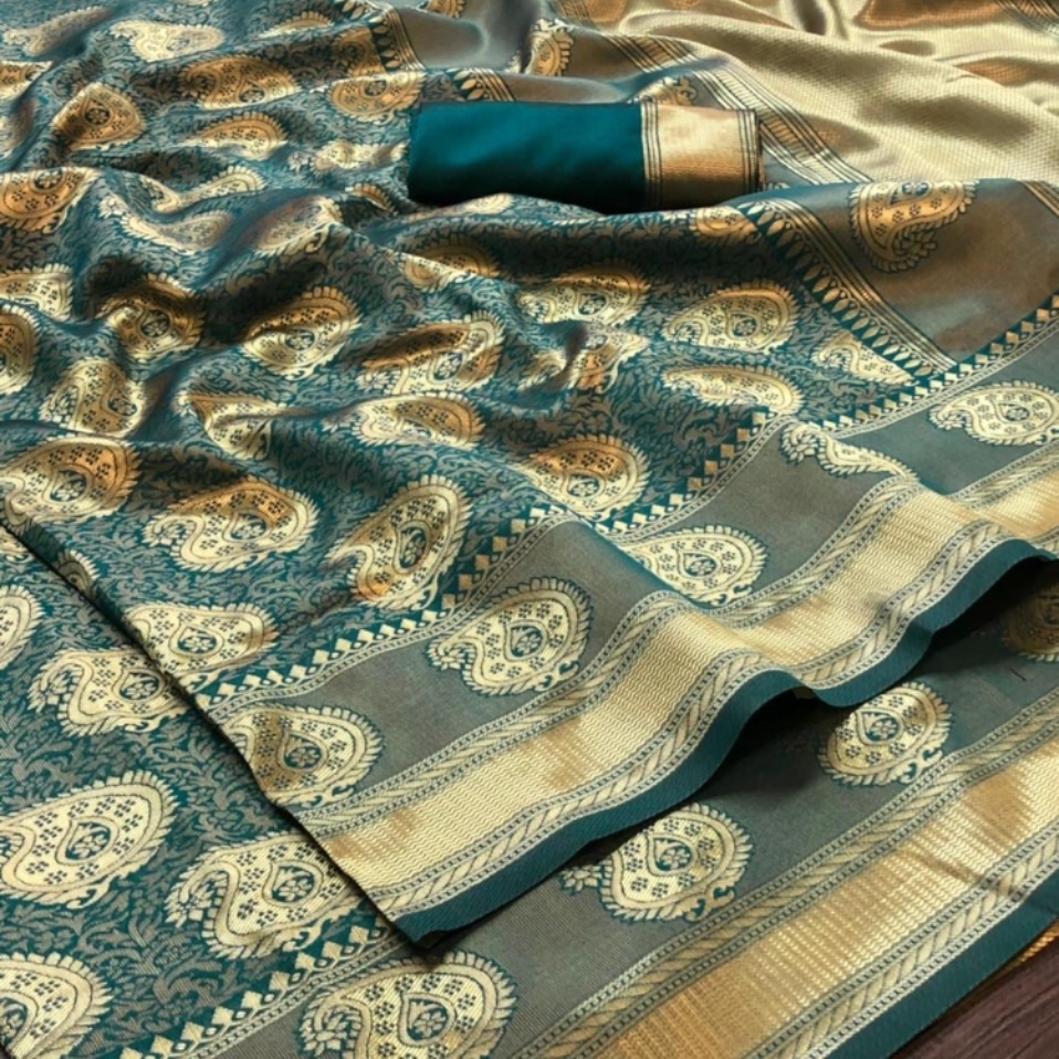 New heavy Banarasi silk saree