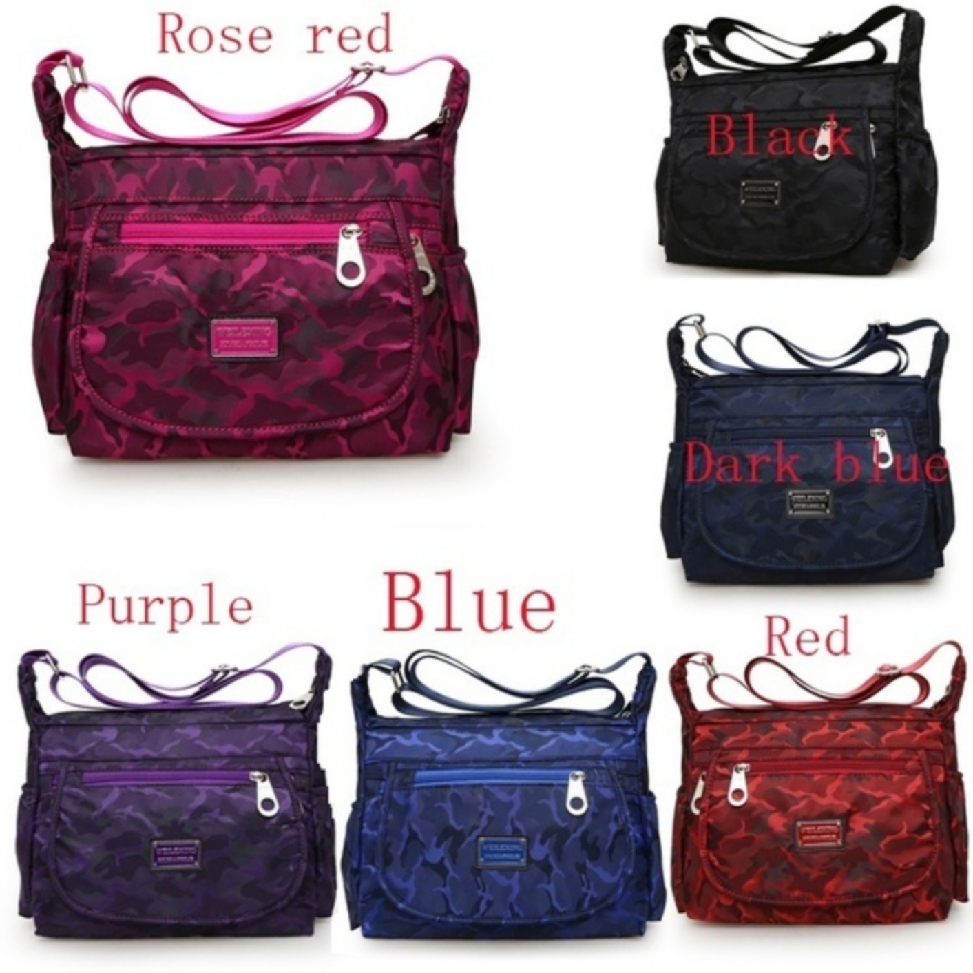 Multi Pocket Shoulder Waterproof Purse