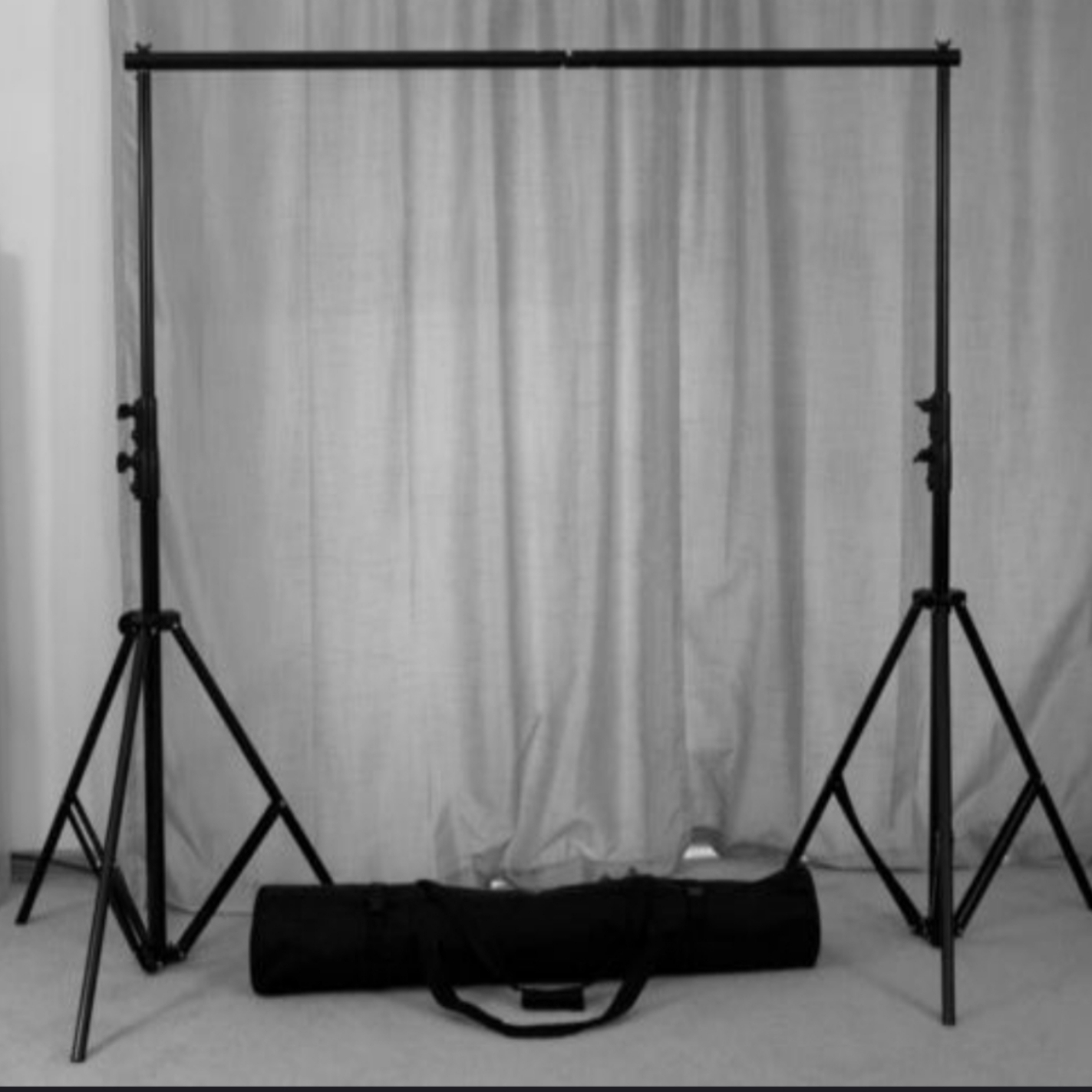10Ft Pro Photography Photo Backdrop Support Stand Set, Background Crossbar Kit