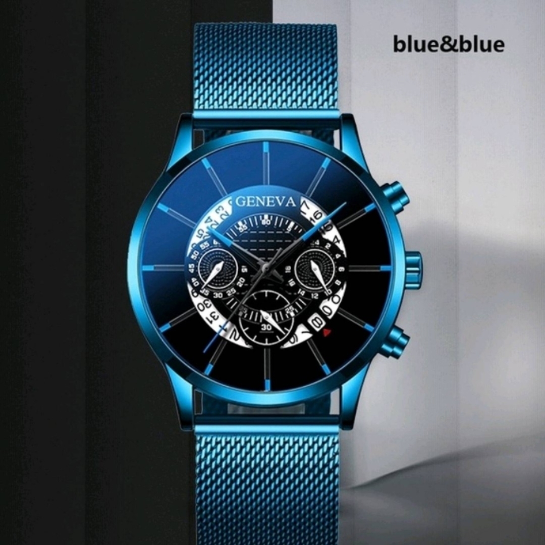 Blue on Blue Mens Luxury Watch