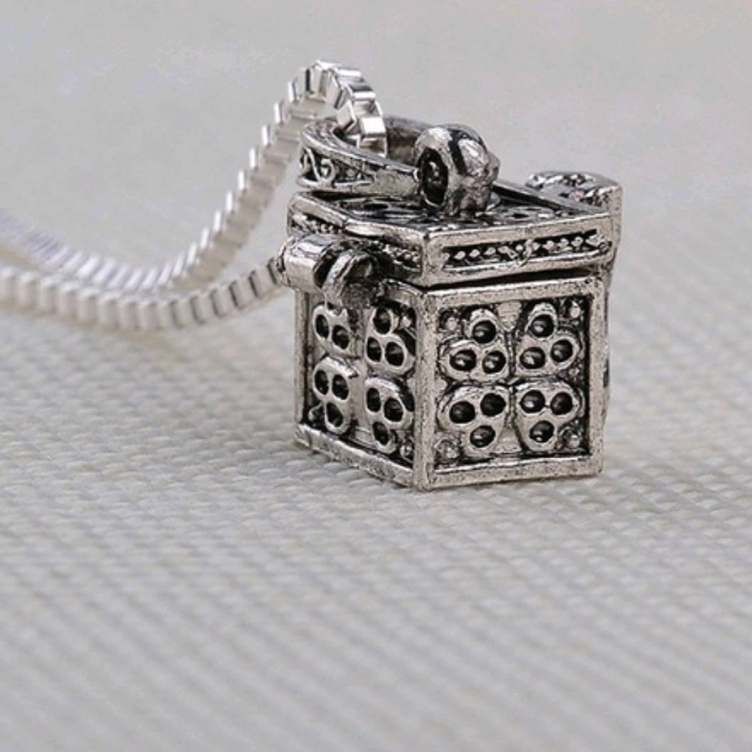 Silver Mini Keepsake Metal Urn Pendant 