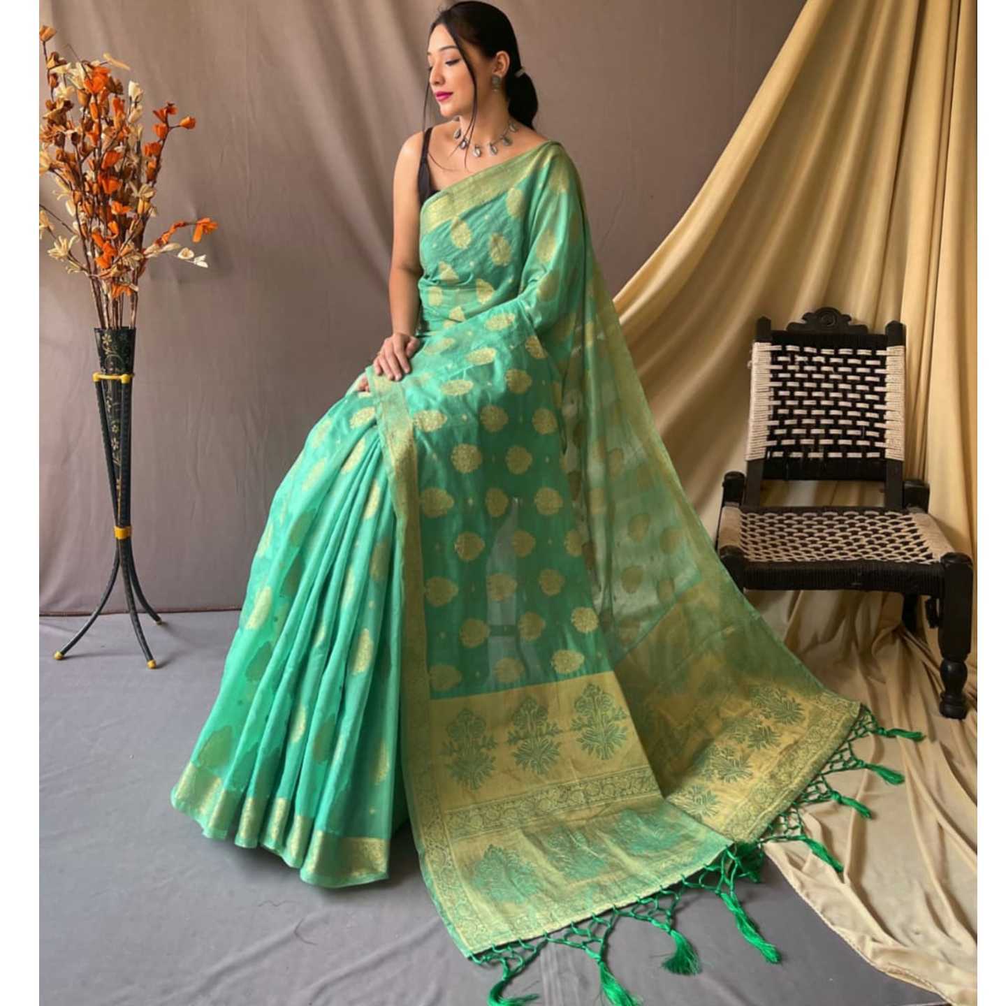 CHANDERI Saree - New Design - Summer Special