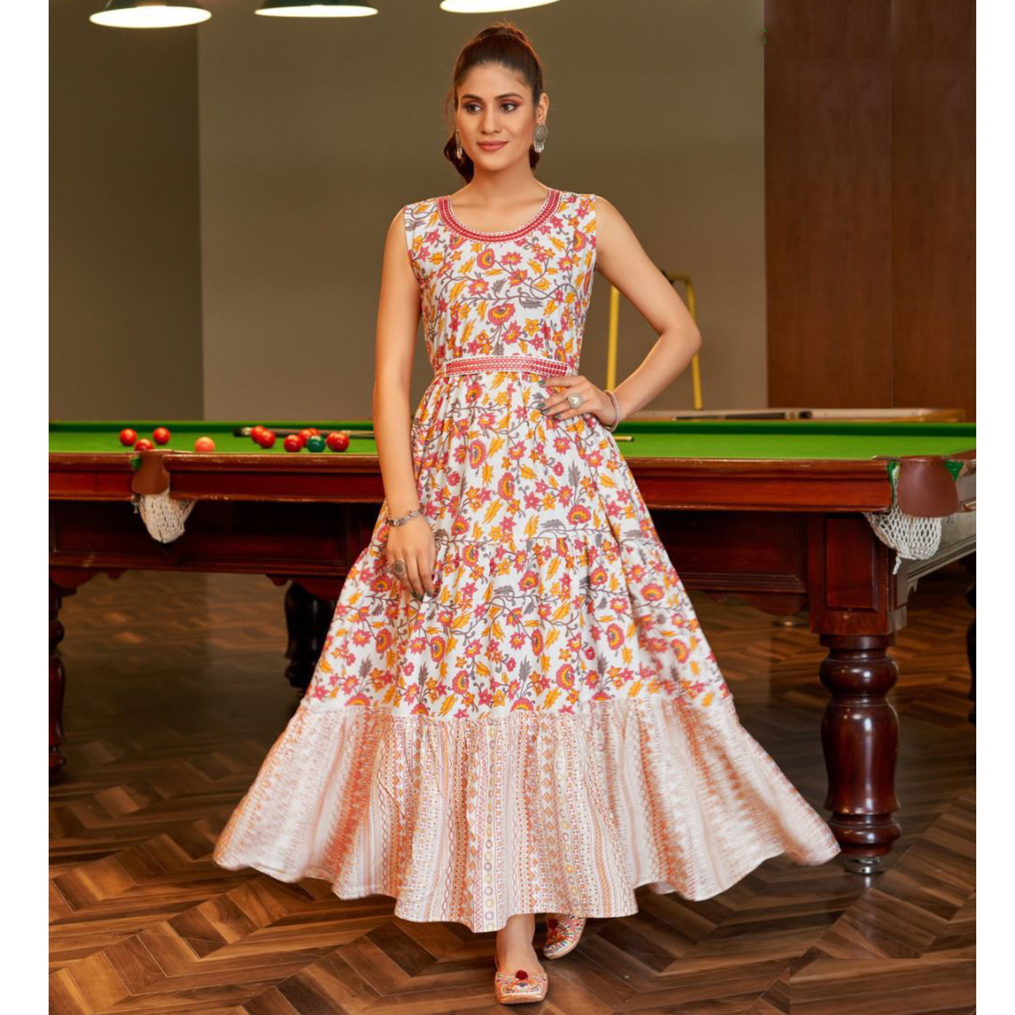 Frill Gown - Long