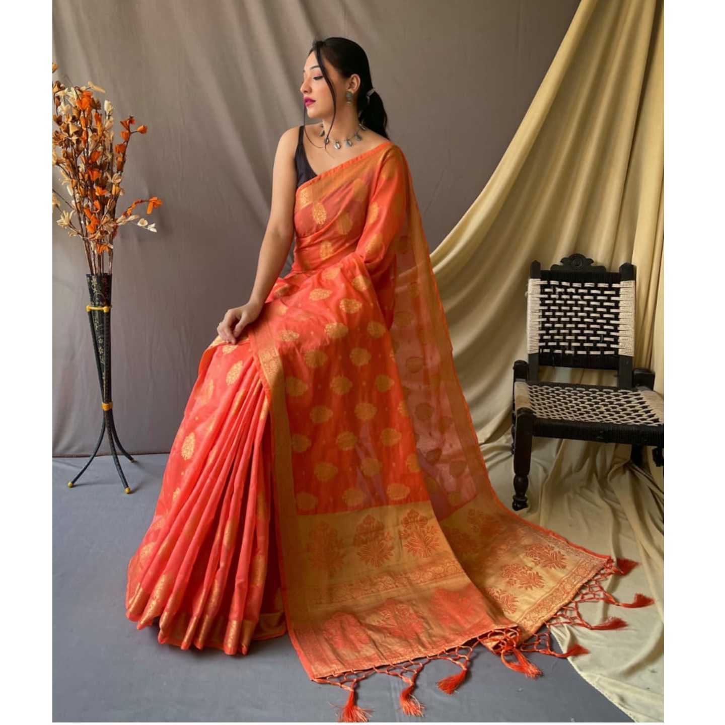 CHANDERI Saree - New Design - Summer Special