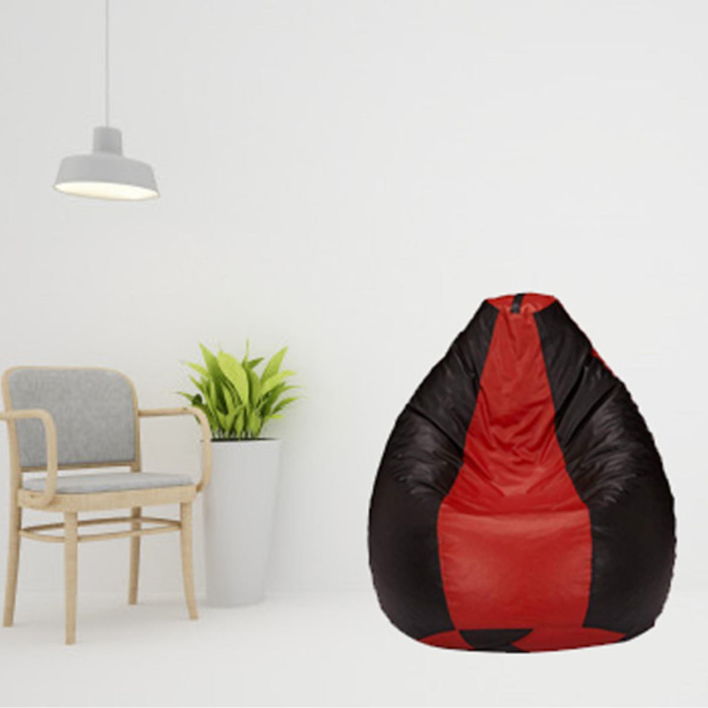 Bean Bag Red & Black design - XXL