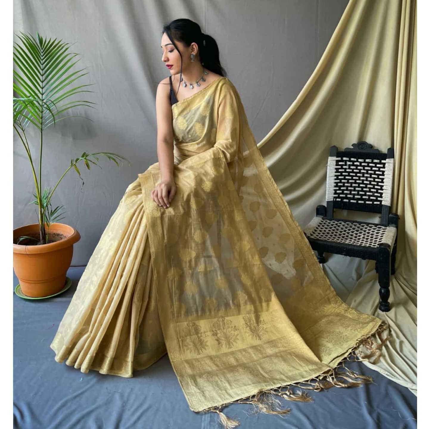  CHANDERI Saree - New Design - Summer Special