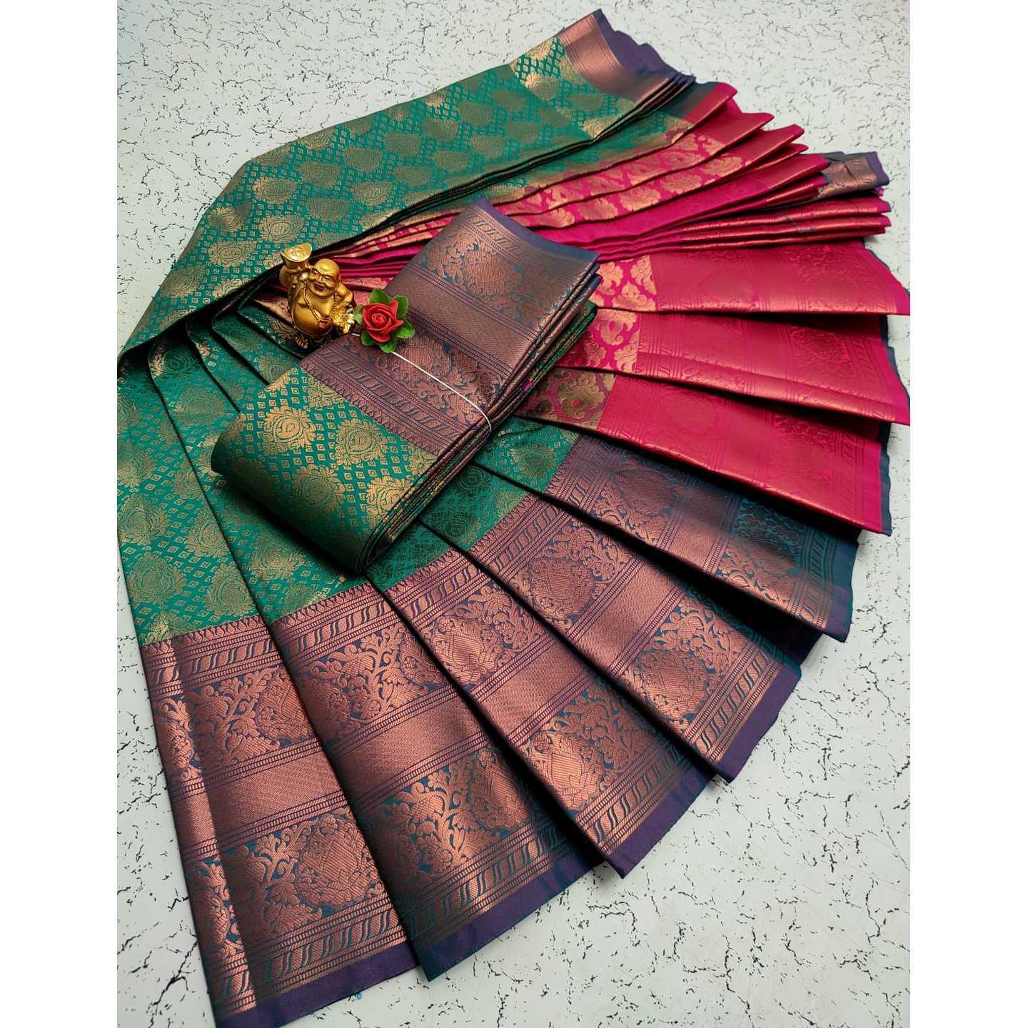 Kanchipuram Semi silk Saree