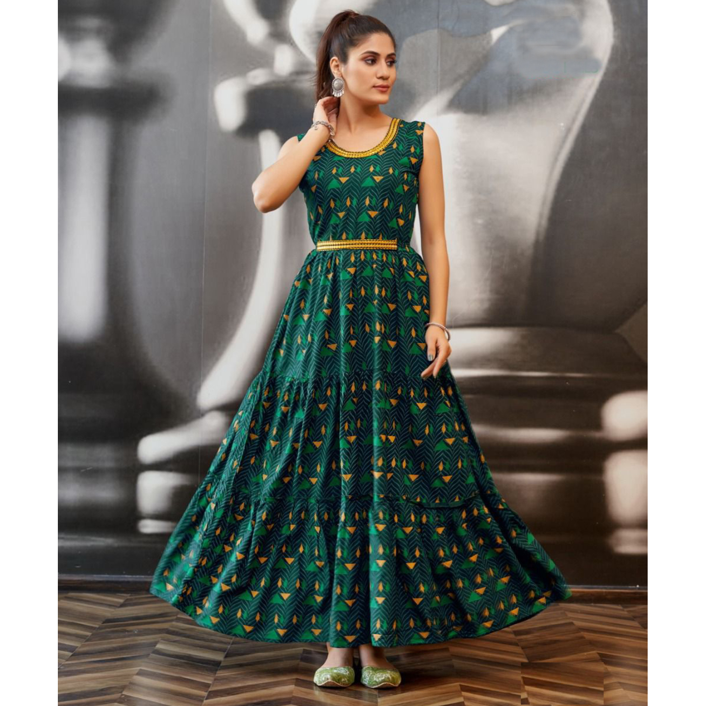 Frill Gown - Long