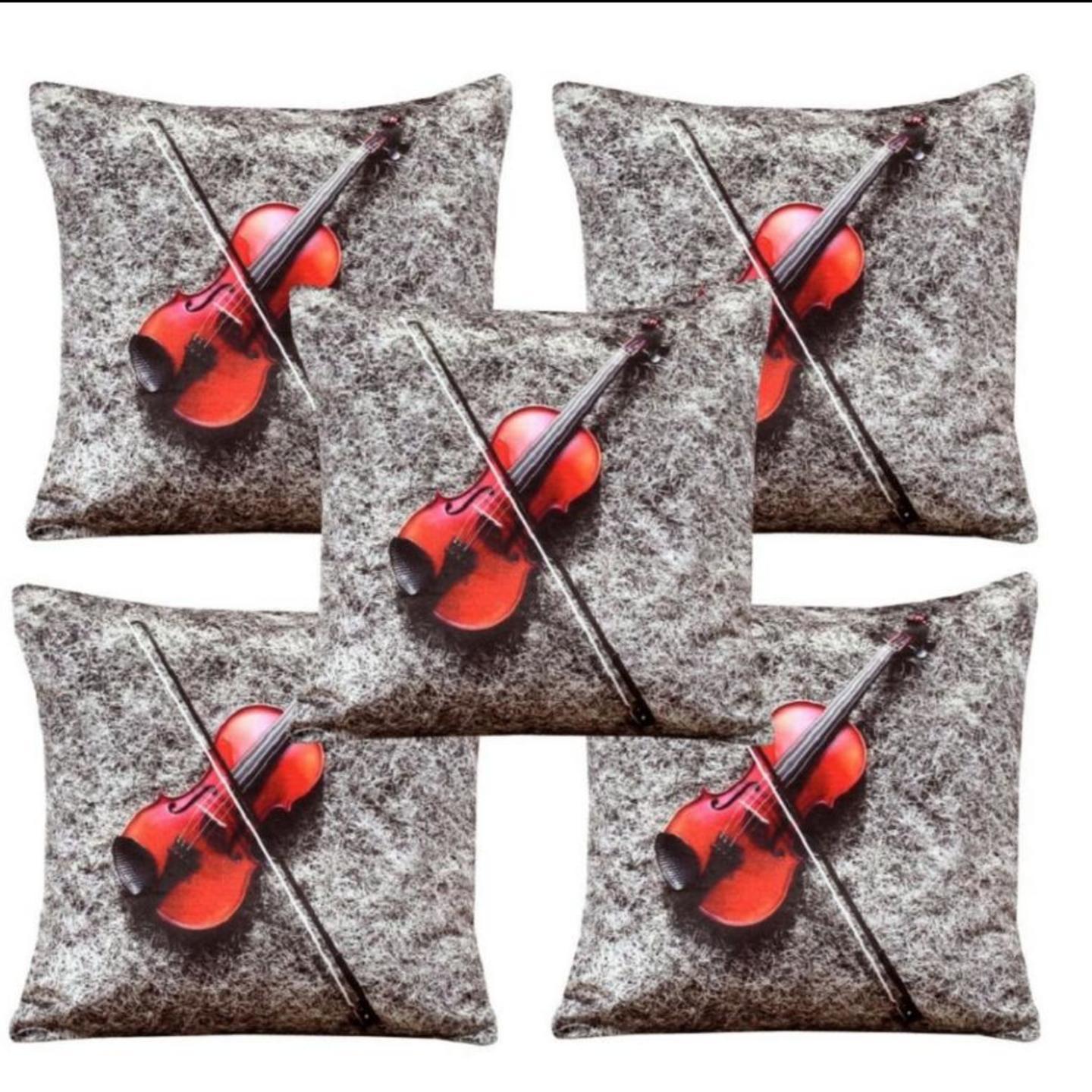 Heavy Jute Cushion Covers Set of 5 pcs