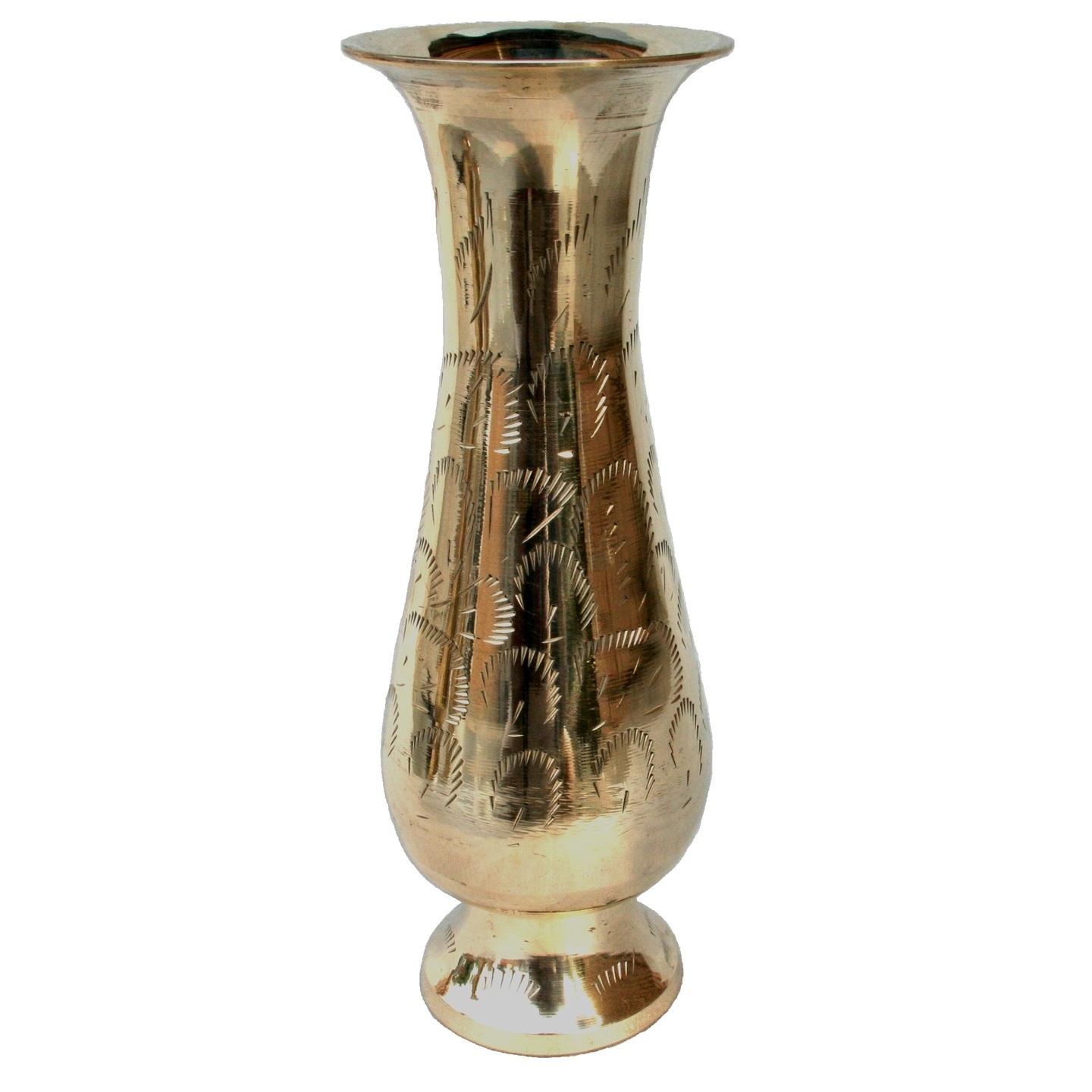 Handicrafts Brass Decorative Flower Vase (9 Inches)
