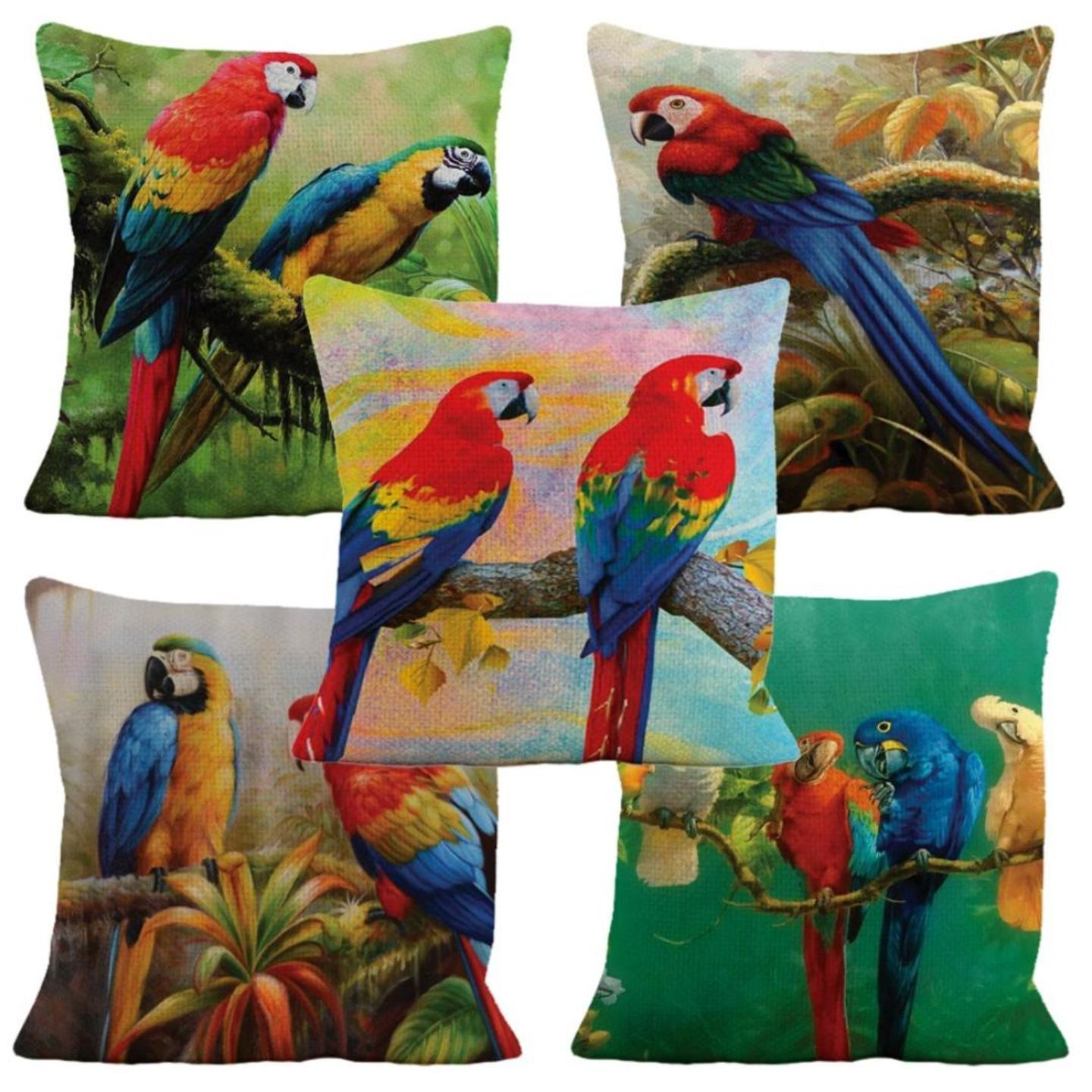 Heavy Jute Cushion Covers Set of 5 pcs