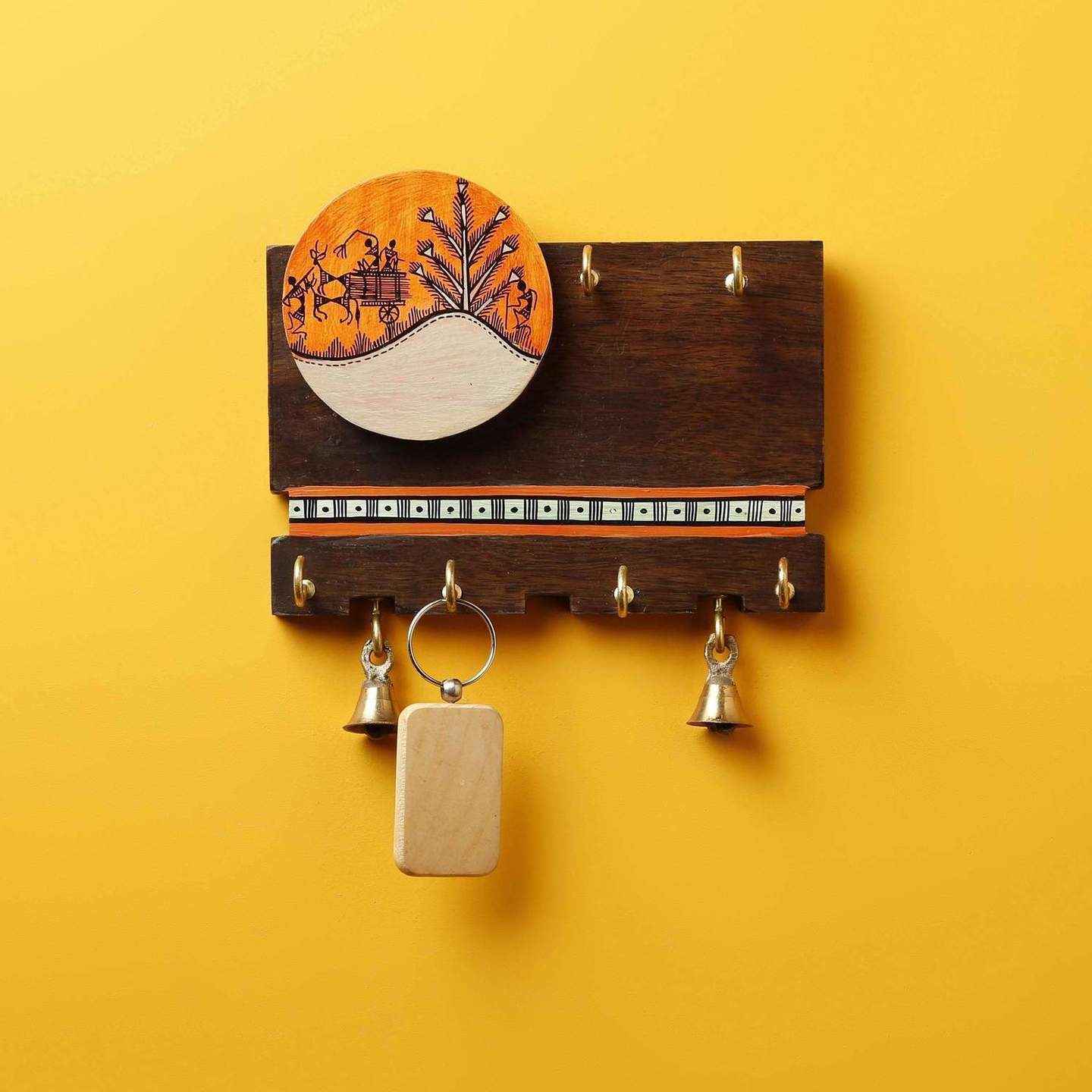 Handcrafted Wooden Key Hanger | Key Holder | Key Hook for Home Décor| Key Holder For Wall