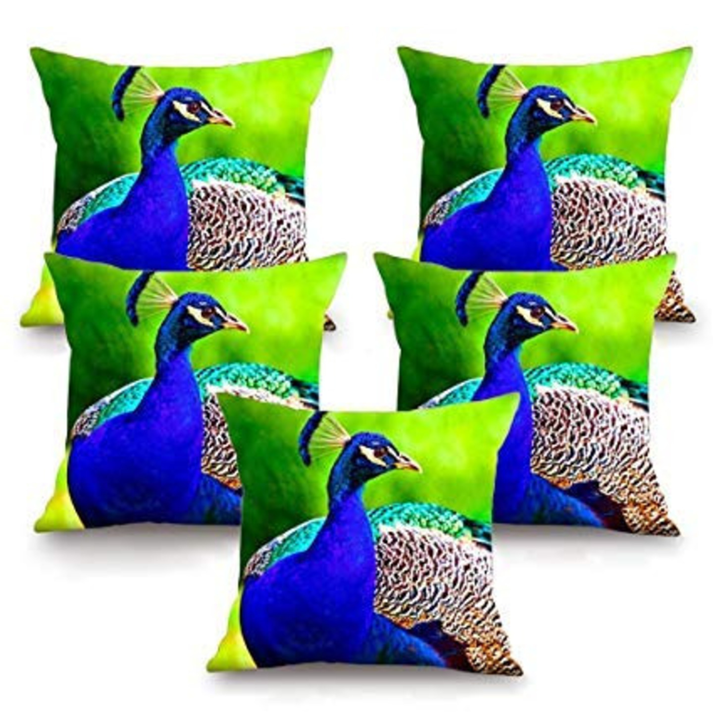 Heavy Jute Cushion Covers Set of 5 pcs