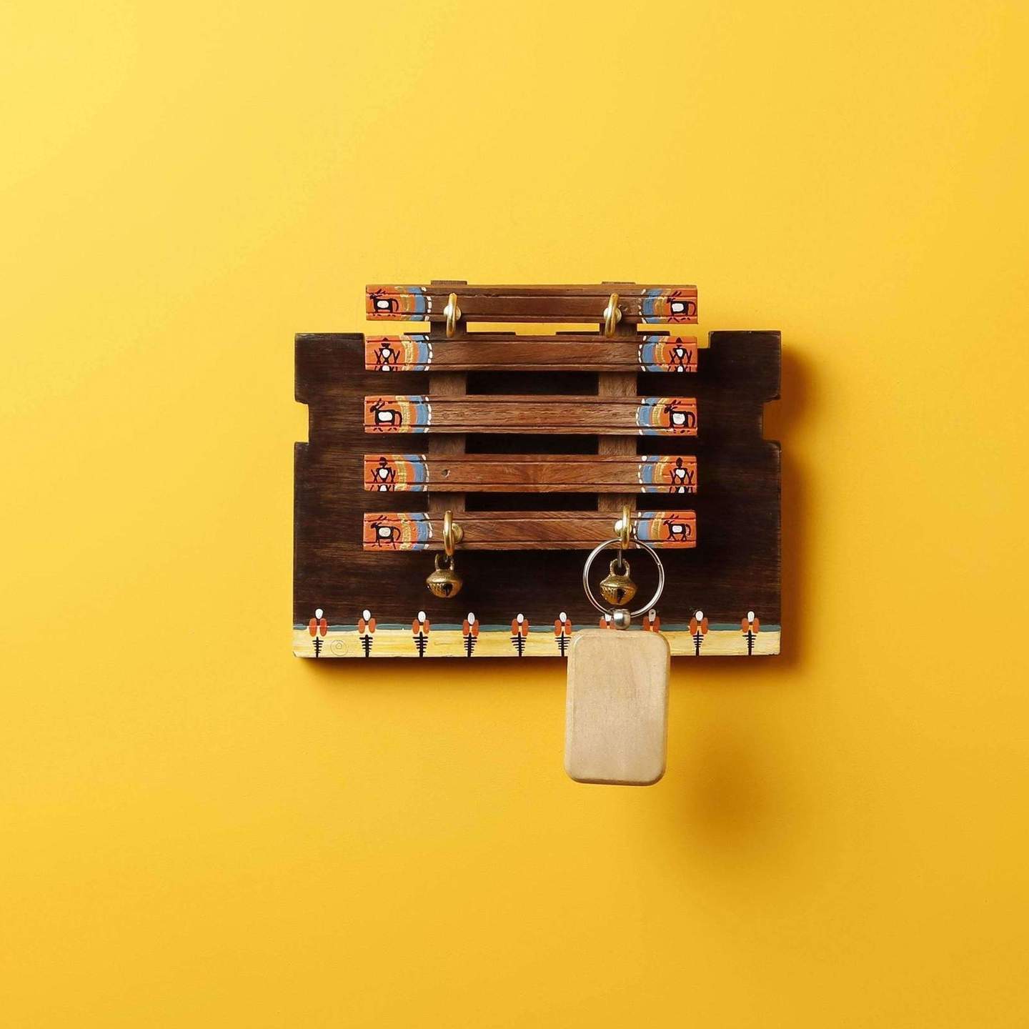 Handcrafted Wooden Key Hanger | KeyHolder | Key Hook for Home Décor| Key Holder For Wall
