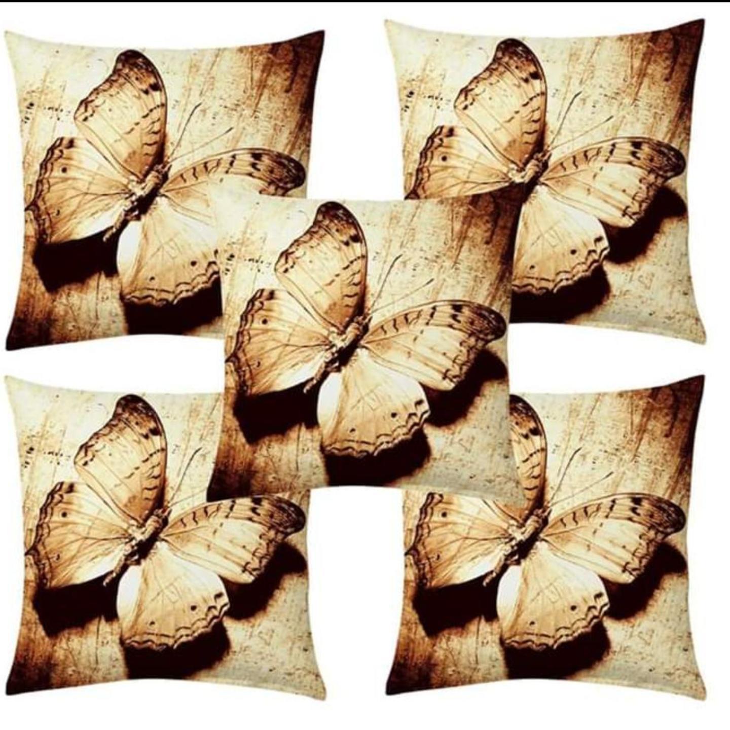 Heavy Jute Cushion Covers Set of 5 pcs