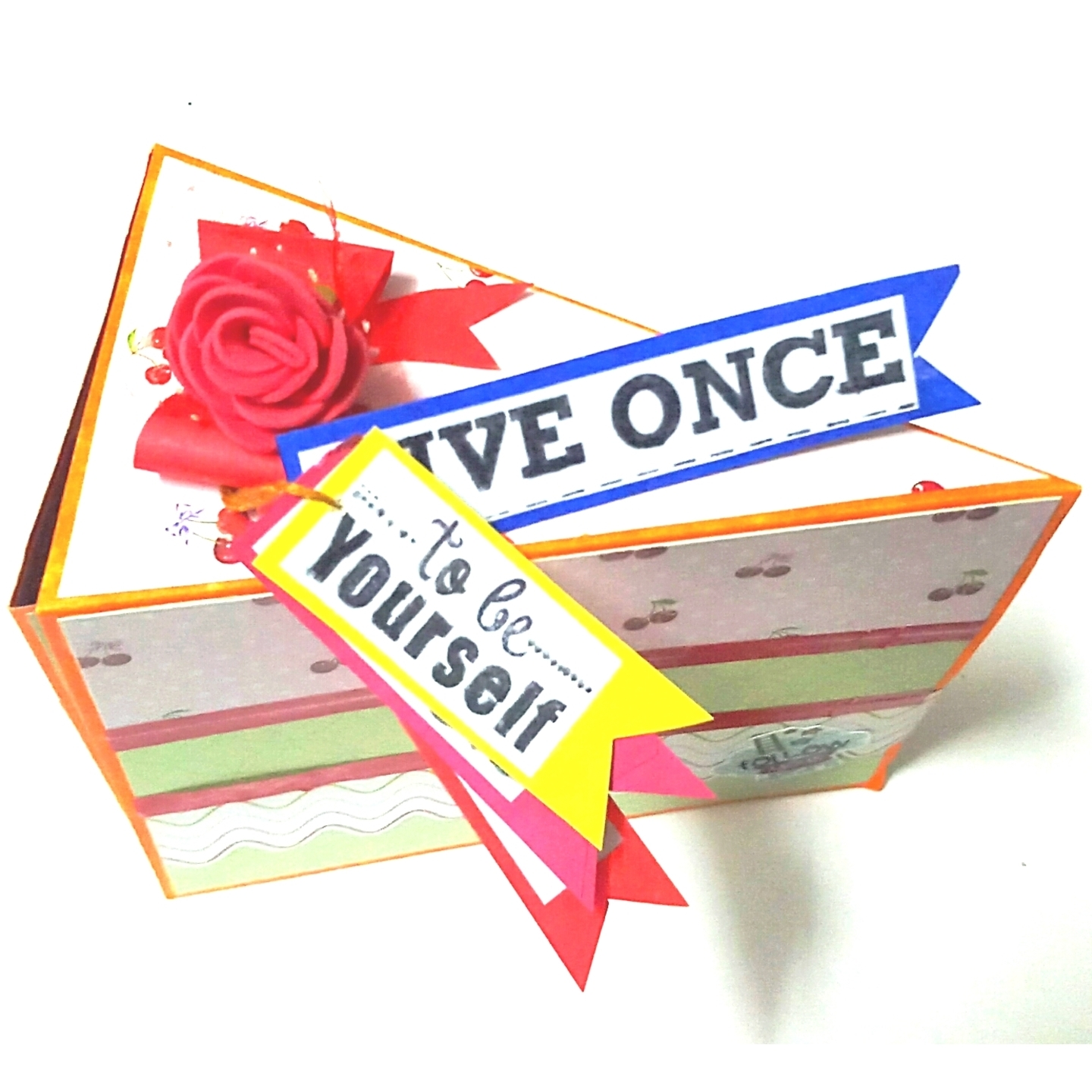 Handmade Cake Slice Mini Album