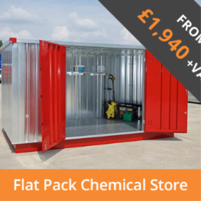 Flat pack chemical store 