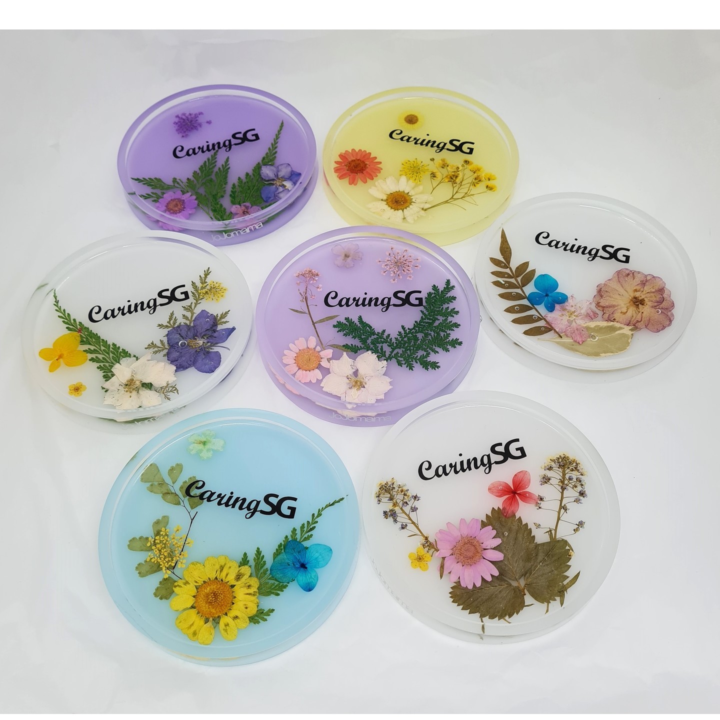 Custom Candy Coasters with name & logo
