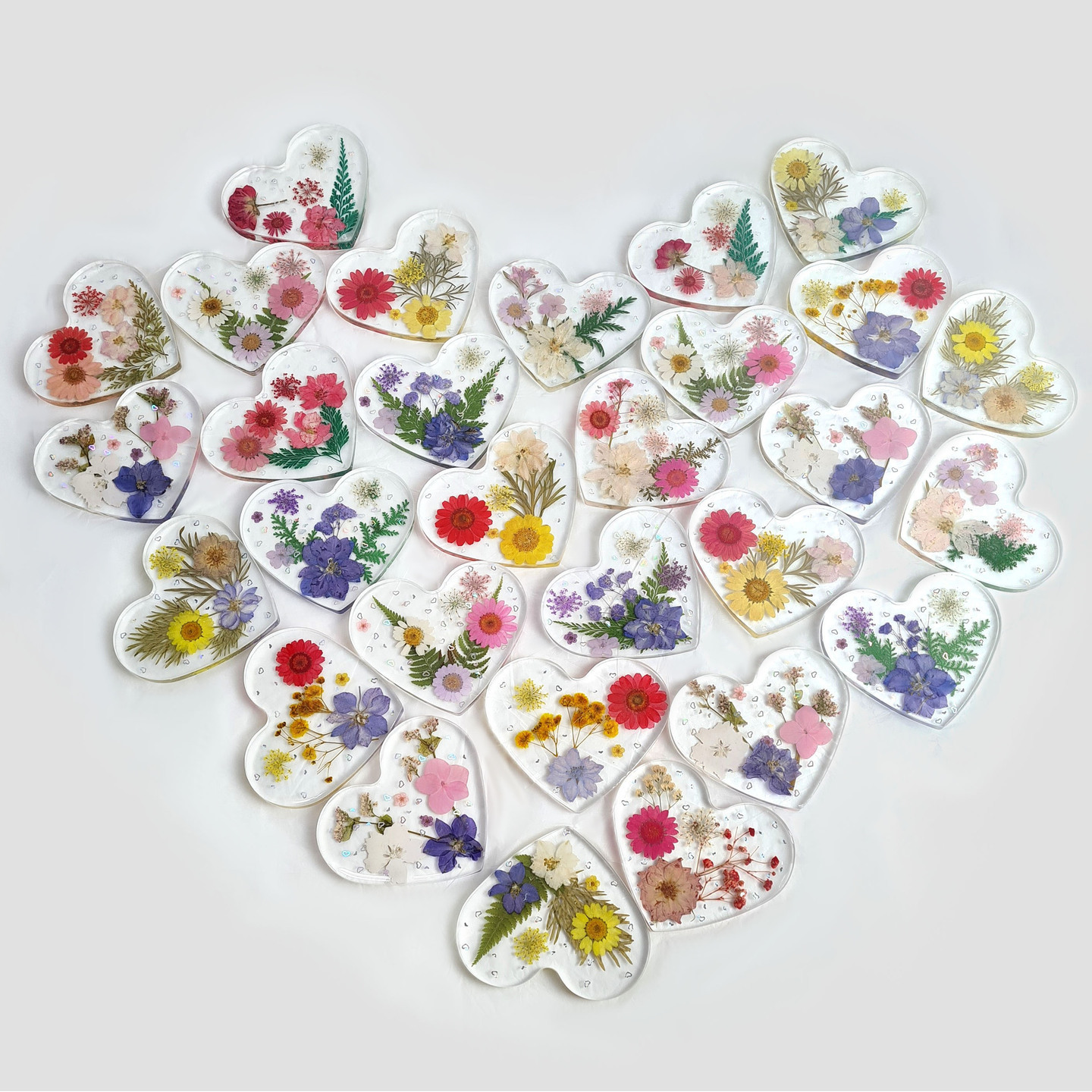 Wedding Favours  Heart shape coaster  Paper weight  Select colours  Add custom name or logo