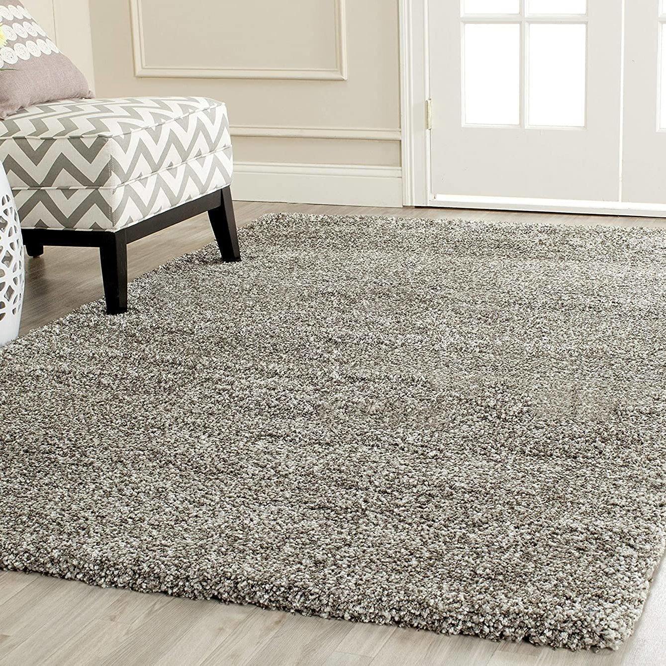 Hassan Carpet Microfiber Premium Modern Design Handwoven Carpet For Home & Office Floor Runner (Multi Grey)