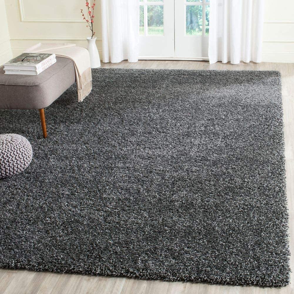 Hassan Carpet Microfiber Premium Modern Design Handwoven Carpet For Home & Office Floor Runner (D-Grey)