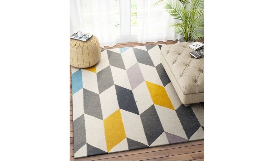 Hassan Carpet Grey White Multi Persian Superfine Pure Woollen Carpet For Living Room, Bed Room and Hall With 1.0 inch Thickness