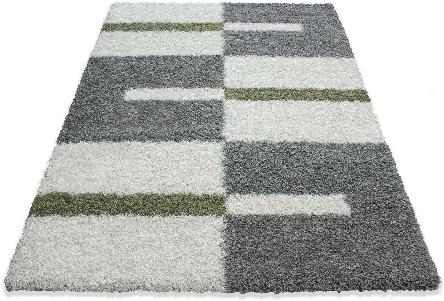 Hassan Carpet Microfiber Premium Modern Design Handwoven Carpet For Home & Office Floor Runner (Ivory B10)