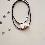 Rhino Pendant Cow horn Necklace 