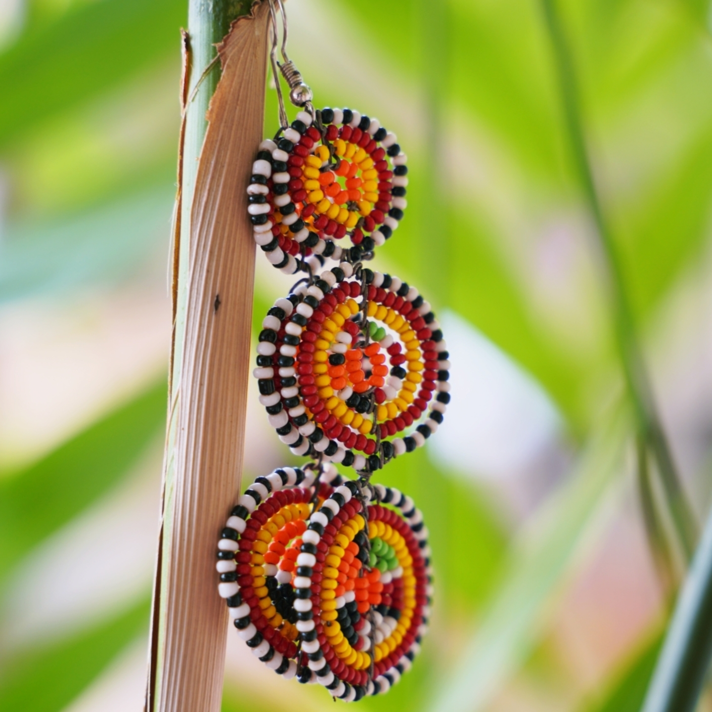 Authentic Maasai Beaded Earring.