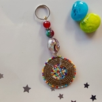 Maasai Beaded Keychain