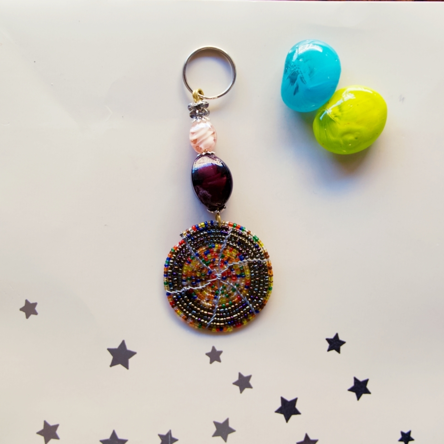 Beaded  Keychain