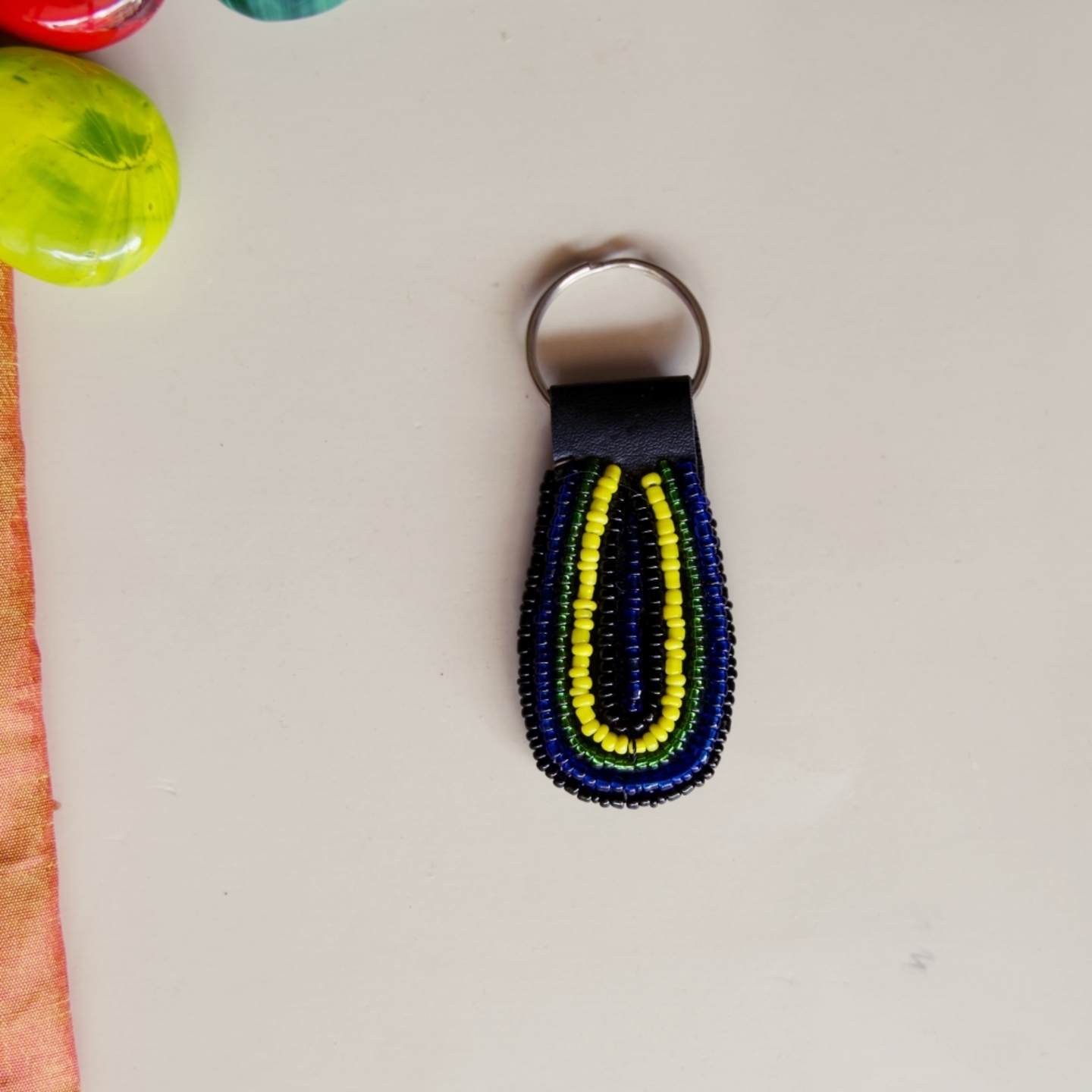 Masai beaded Keychain