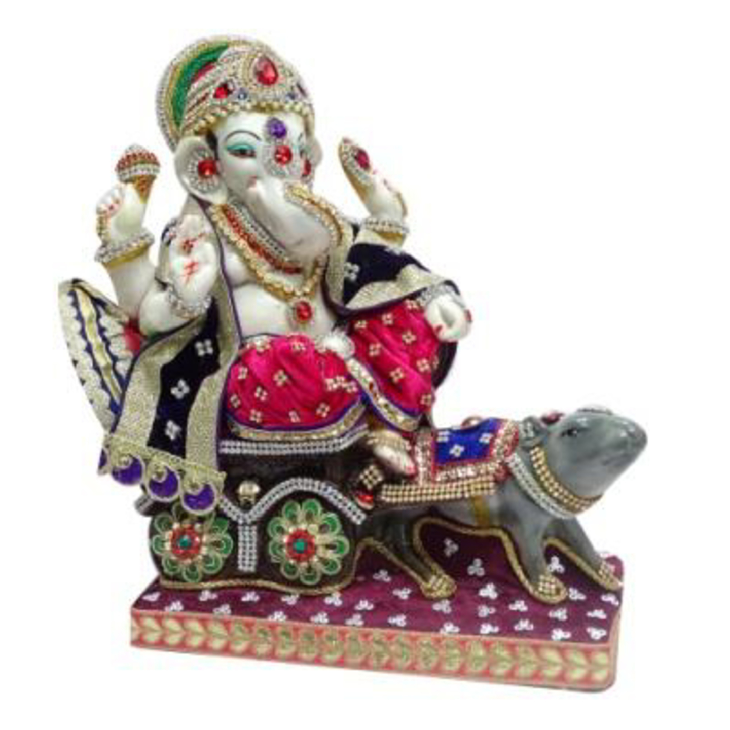 Deesha Planters and Decors Decorative Ganesha Idol 13x5x12.25 Inch