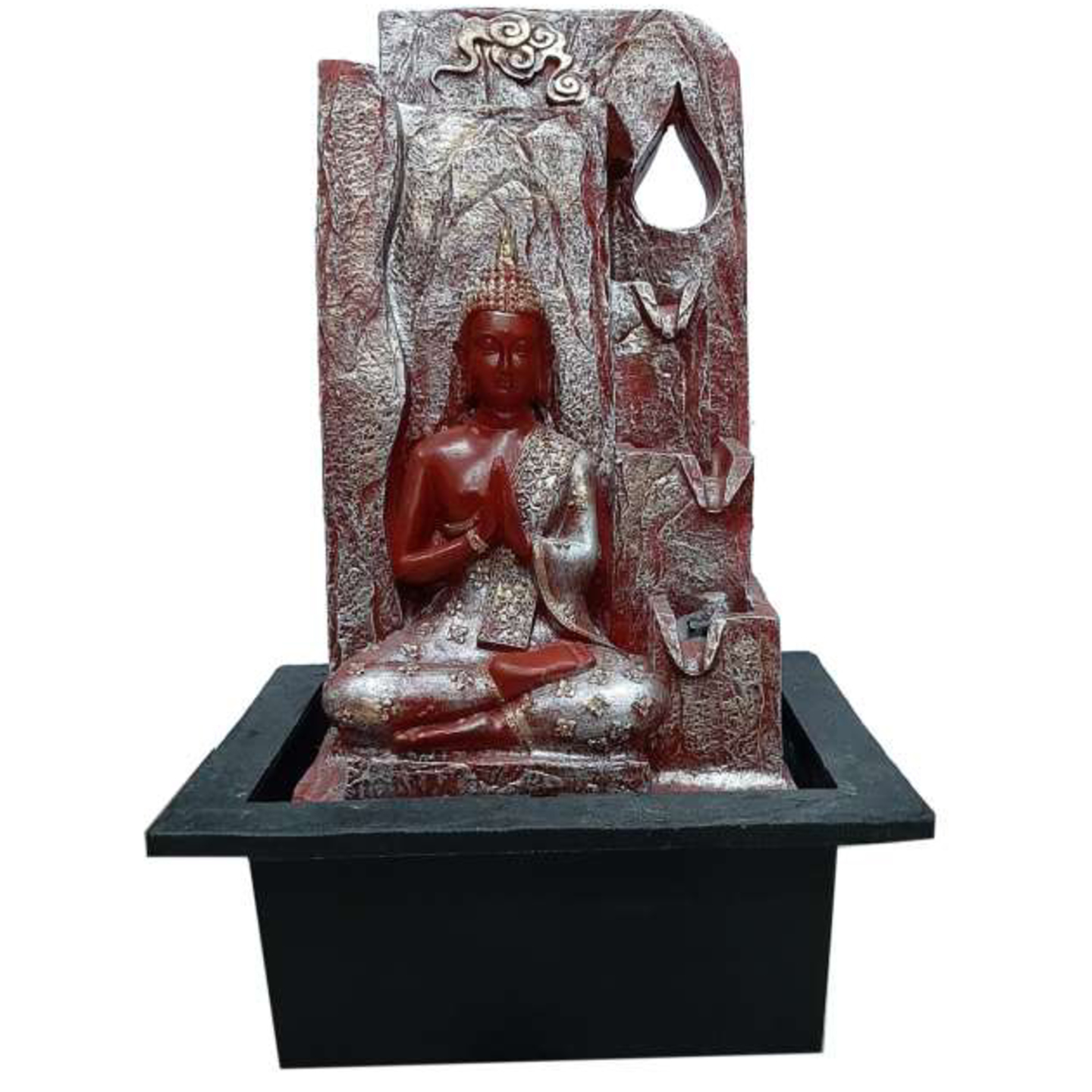 Deesha Planters and Decors Buddha Fountain15X11X22 INCH