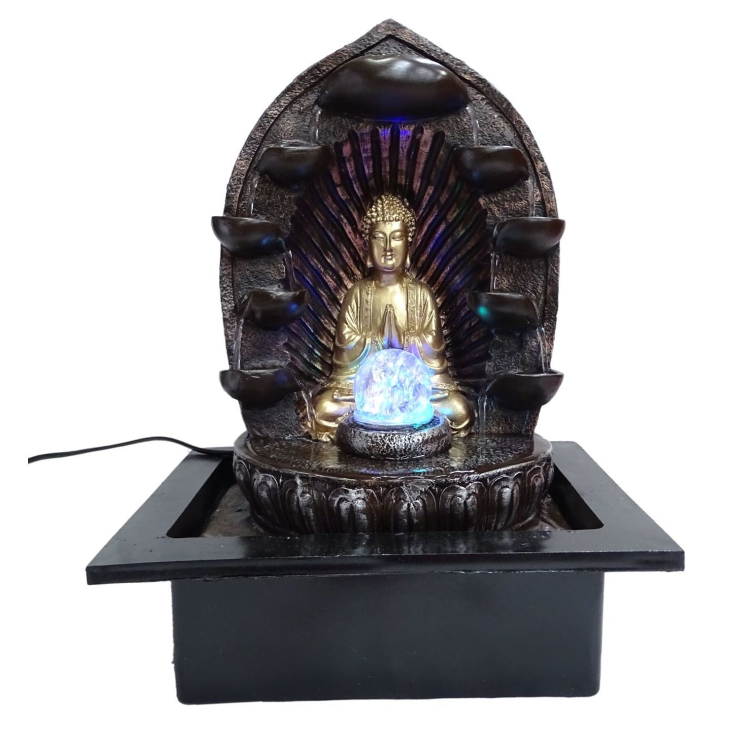 Deesha Planters and Decors Buddha Fountain 12X9X16.5