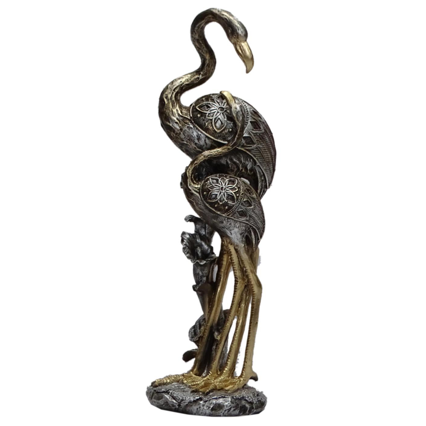 Deesha Planters and Decors 2 Crane Bird Showpice 6.25x4x16.5 Inch