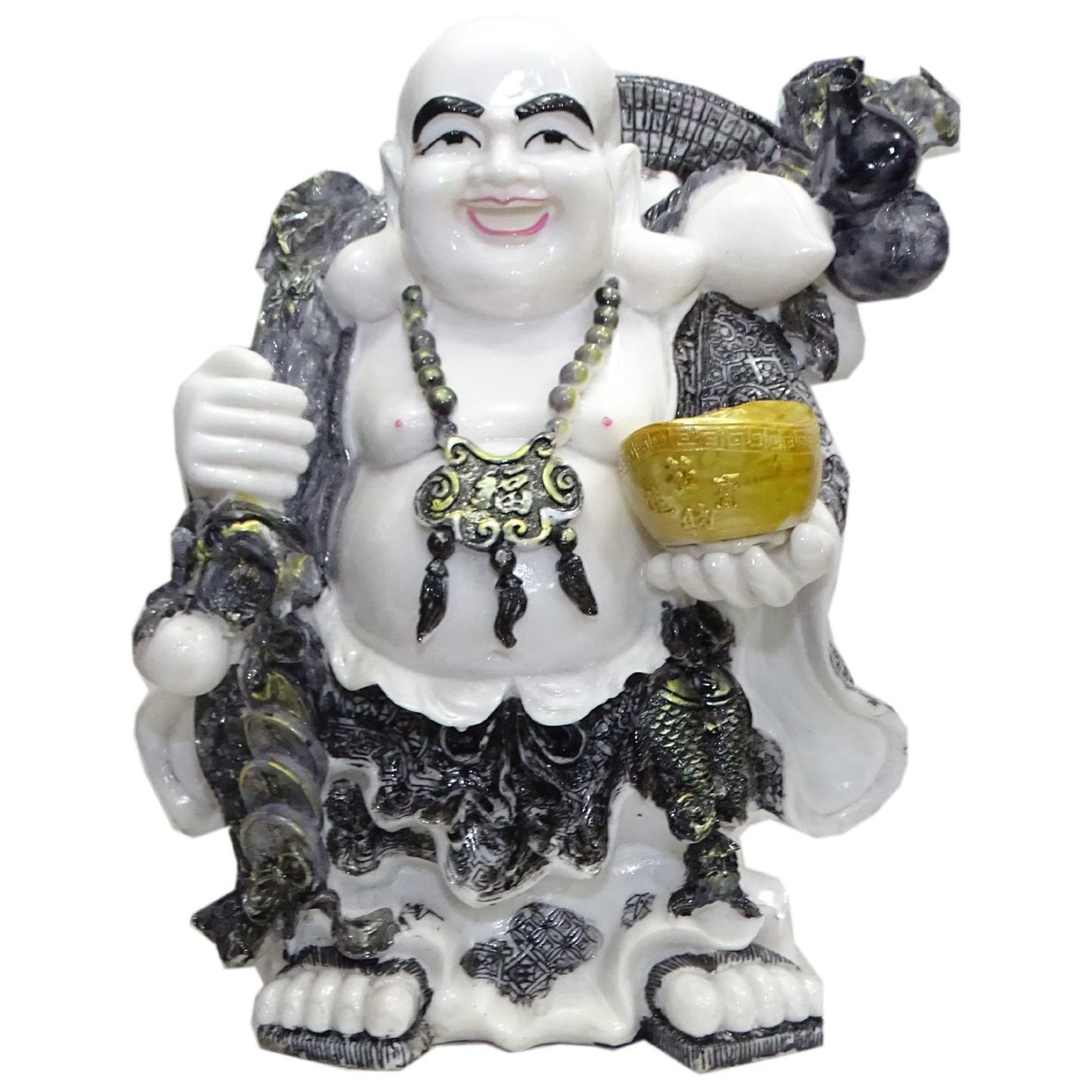 Deesha Planters and Decors Potli Happy Man Statue 13X9X15