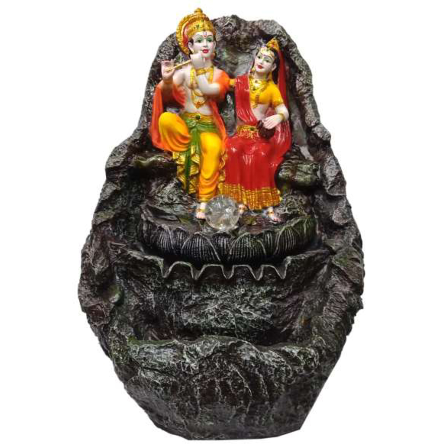 Deesha Planters and Decors Radha Krishna Fountain 15x11x21 inch