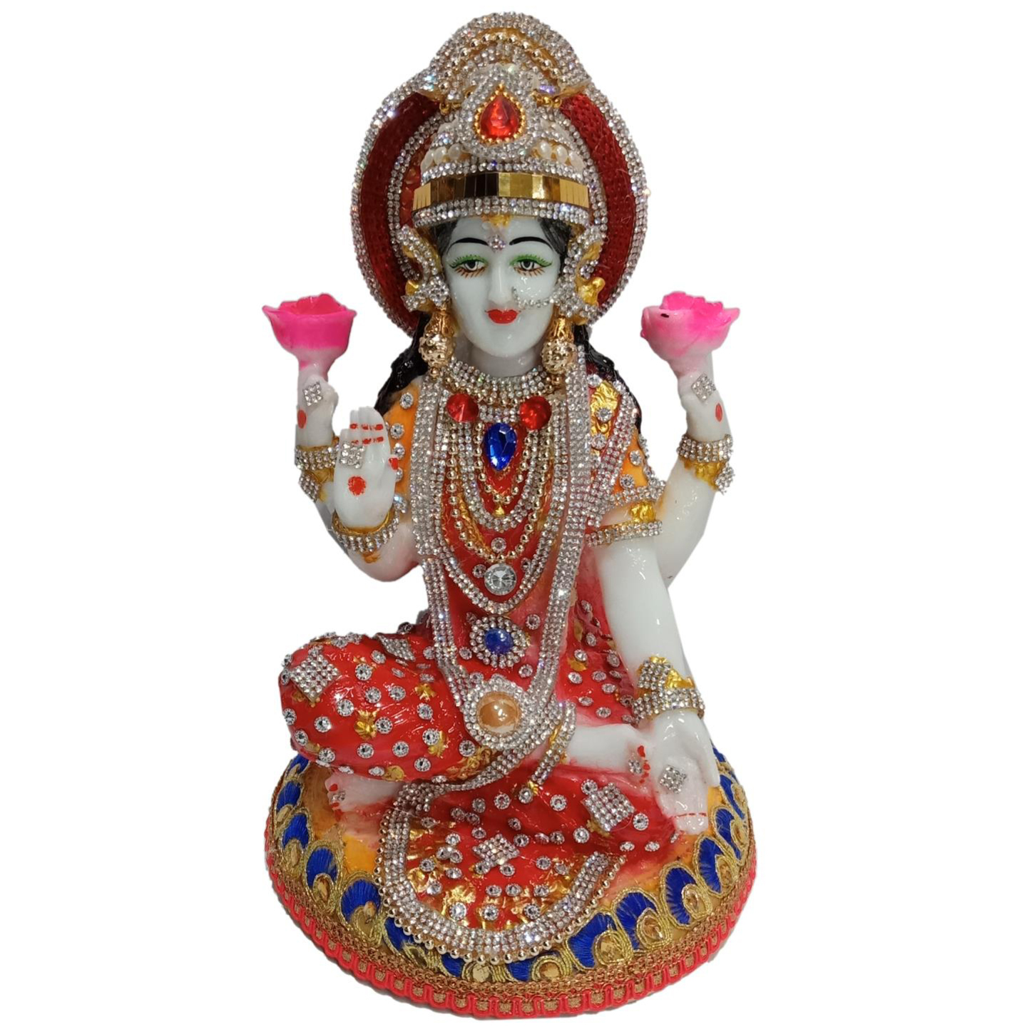 Deesha Planters and Decors Beautiful Multicolored Lakshmi Maa Statue