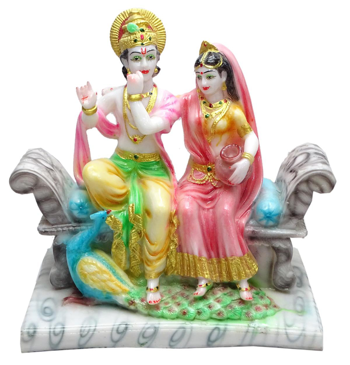 DEESHA PLANTERS AND DECORS RADHA KRISHAN JI STATUE 56