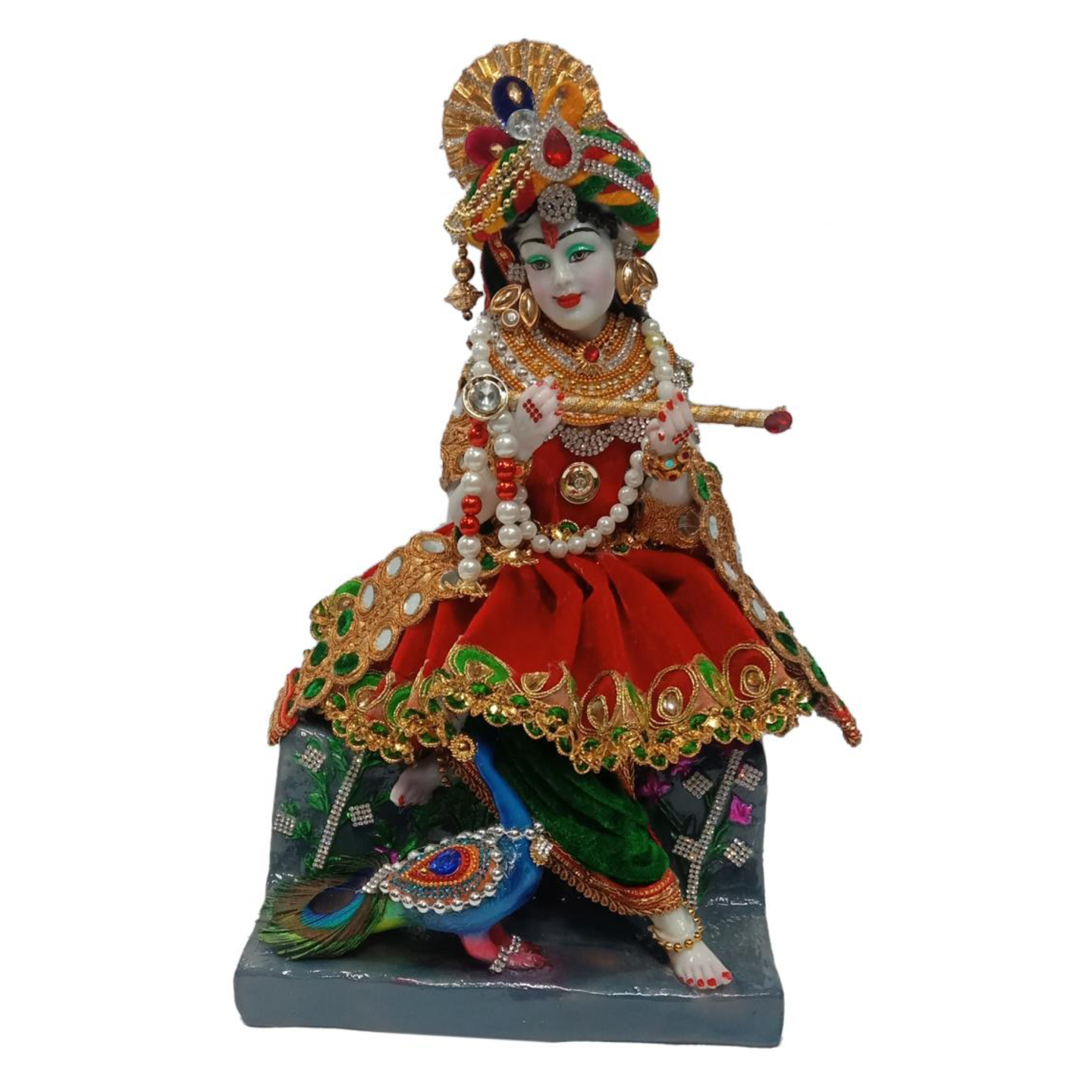 Deesha Planters and Decors Decorative Beautiful Kahna Ji 01 (8X6X13.5inch)