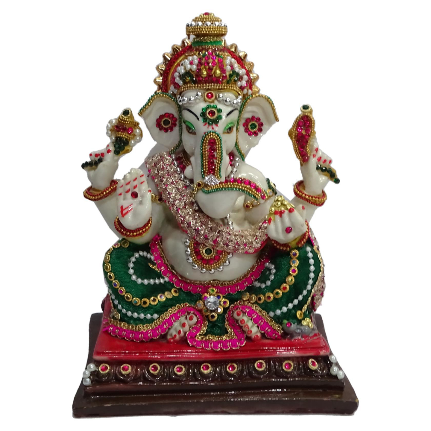 Deesha Planters and Decors Lord Ganesha Statue G 7.5X5.5X10inch