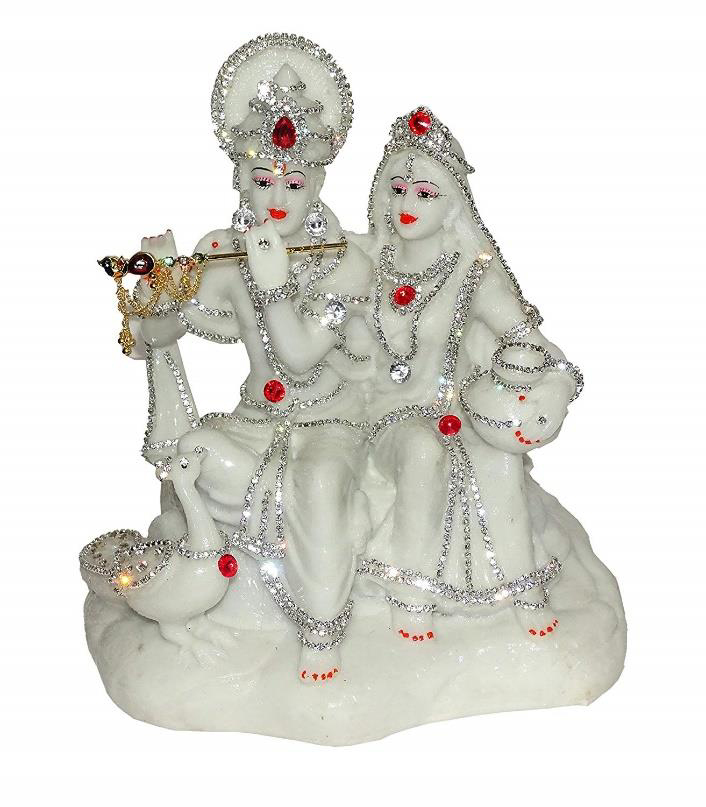 DEESHA PLANTERS AND DECORS RADHA KRISHAN JI STATUE