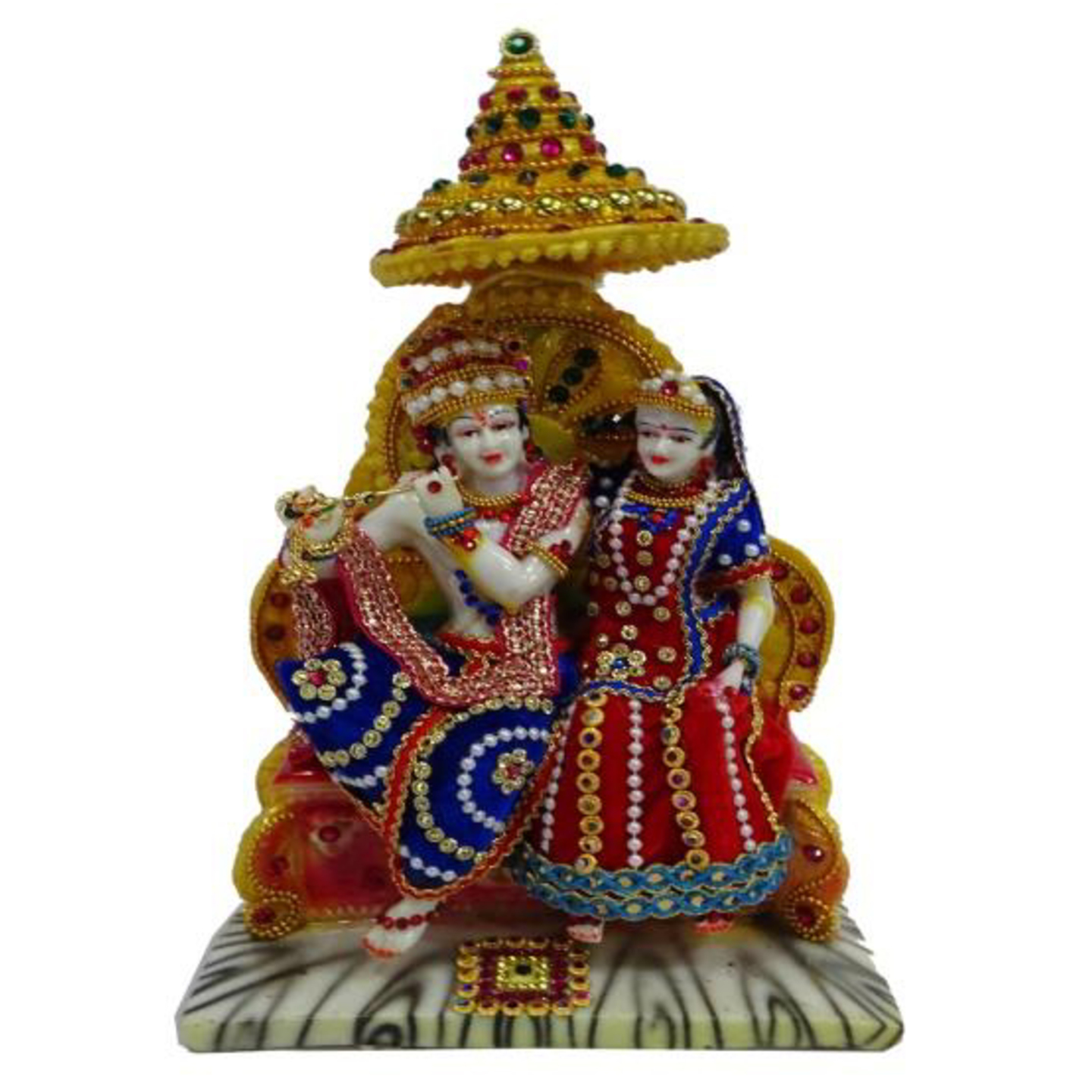 Deesha Planters and Decors Lovely Radha Krishna Ji 7(8X5X12")